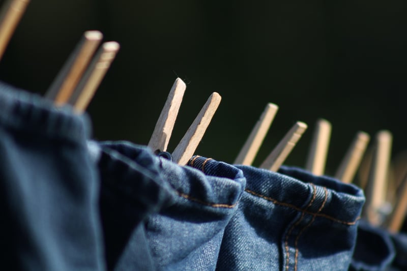 Upcycled denim shorts